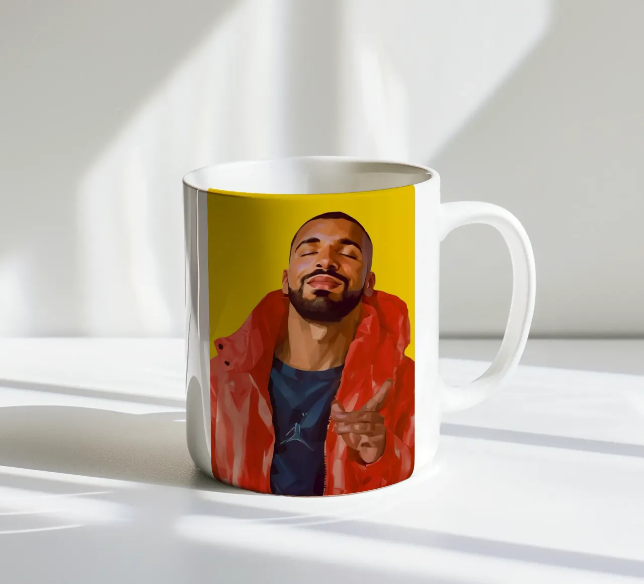 Drake Meme Yes tazza in ceramica da Lootprint