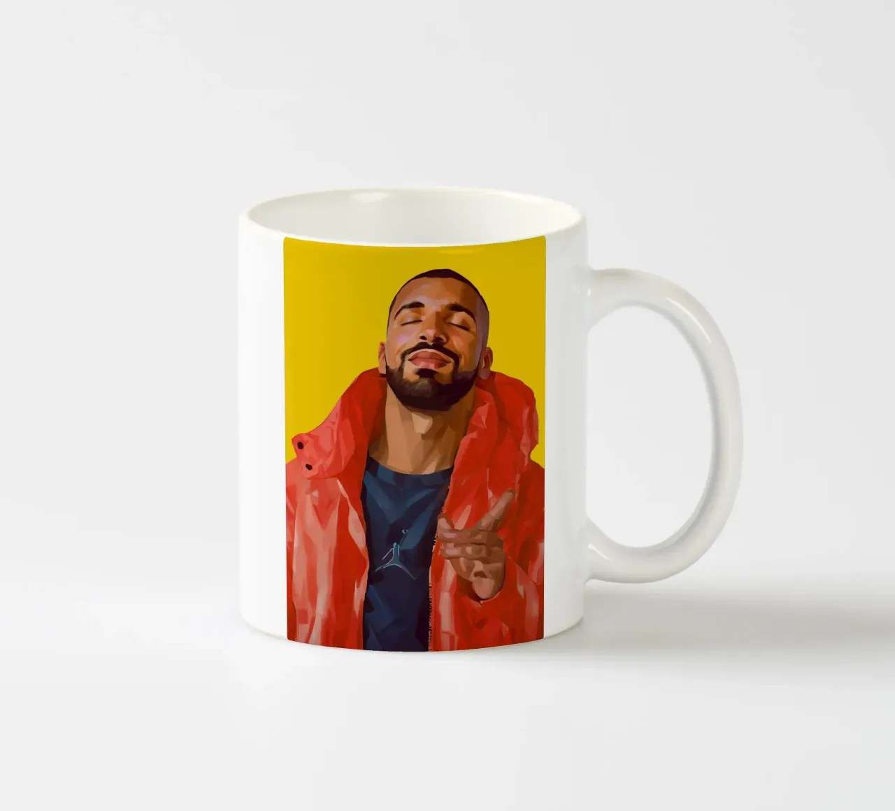 Drake Meme Yes tazza in ceramica da Lootprint