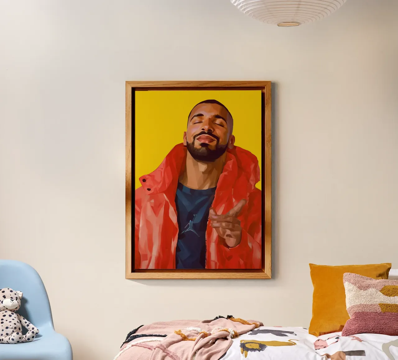 Drake Meme Yes alluminio dibond da Lootprint