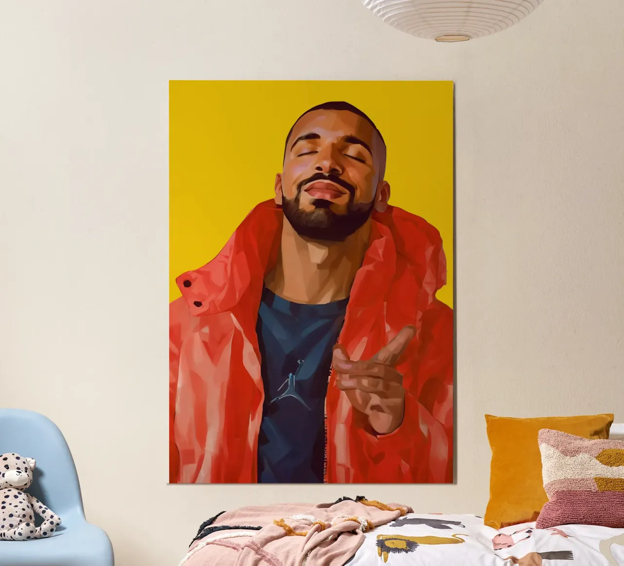 Drake Meme Yes carta hahnemühle da Lootprint