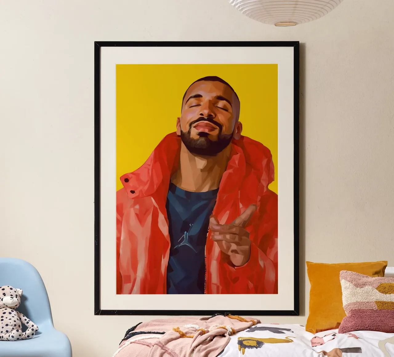 Drake Meme Yes carta hahnemühle da Lootprint
