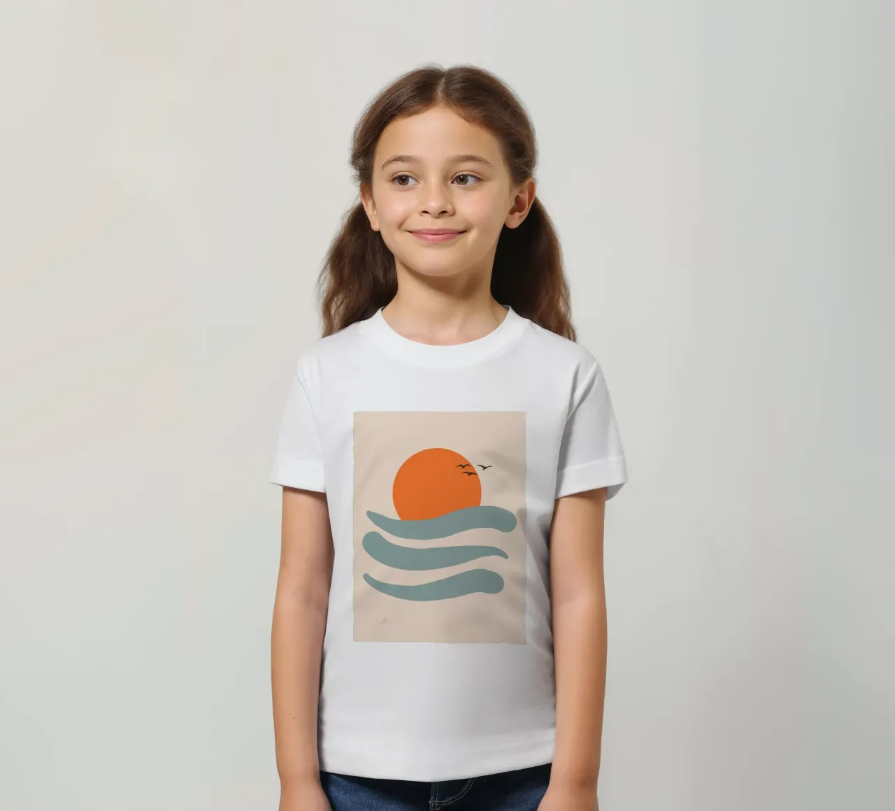 Drijven kinder t-shirt van zeriayam