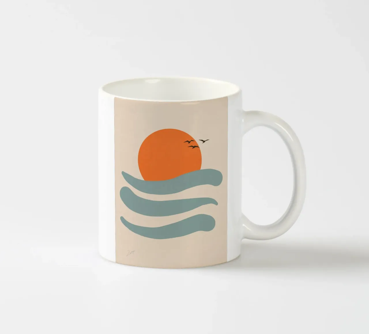 Float ceramic mug by zeriayam