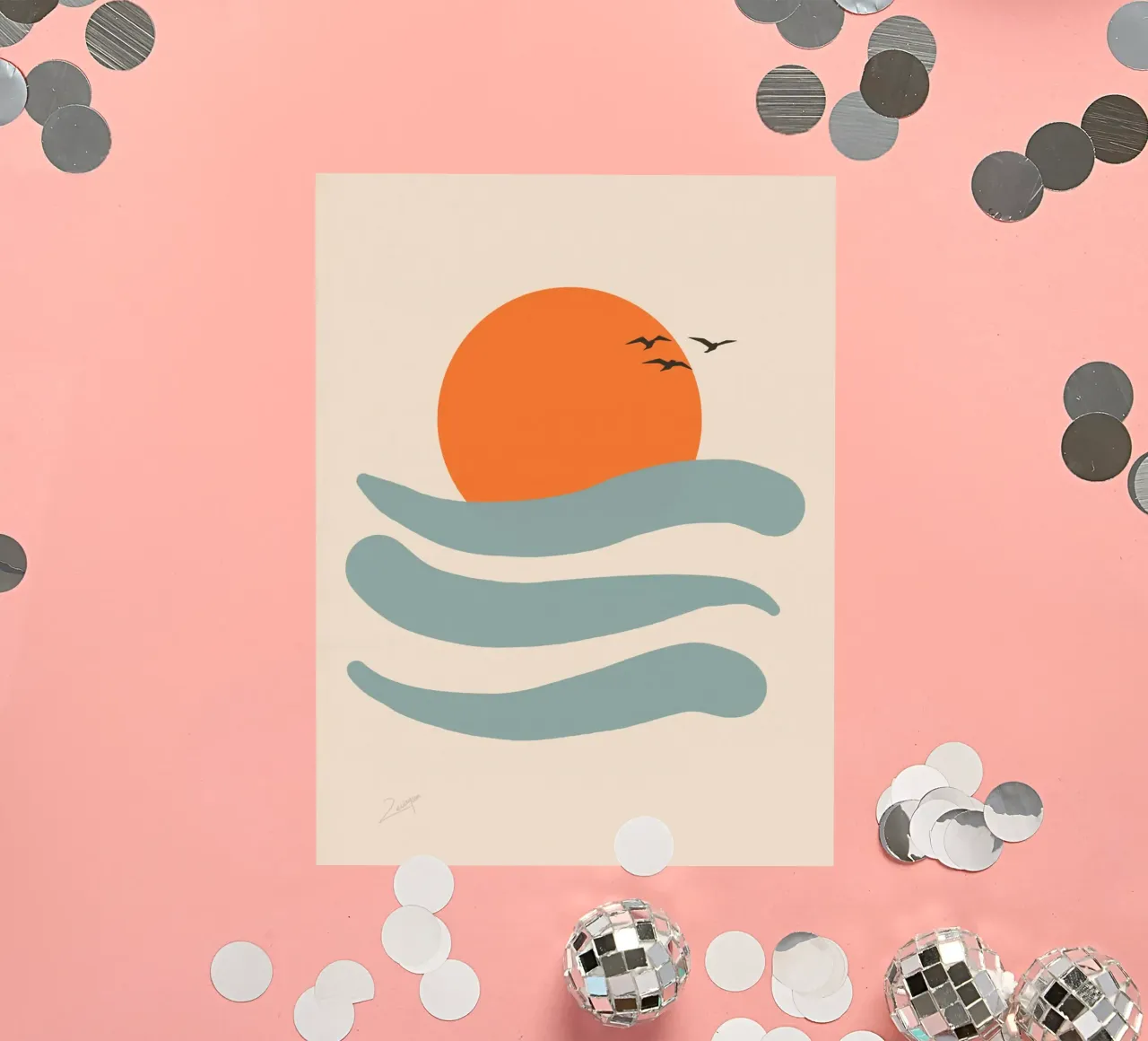 Float sticker by zeriayam