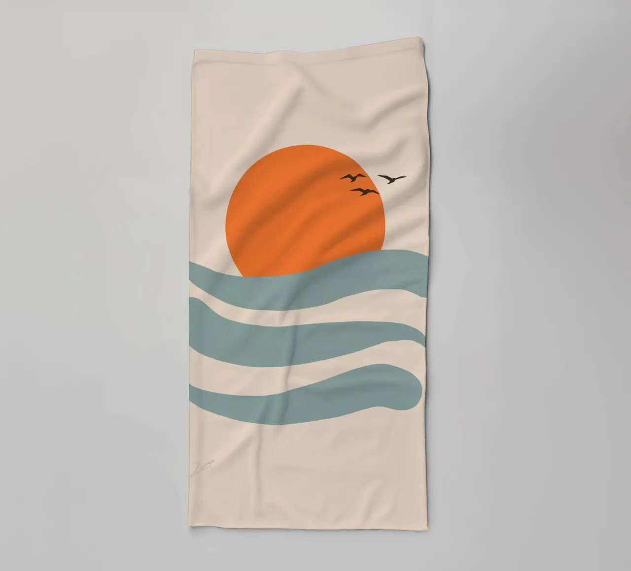 Drijven badhanddoek van zeriayam