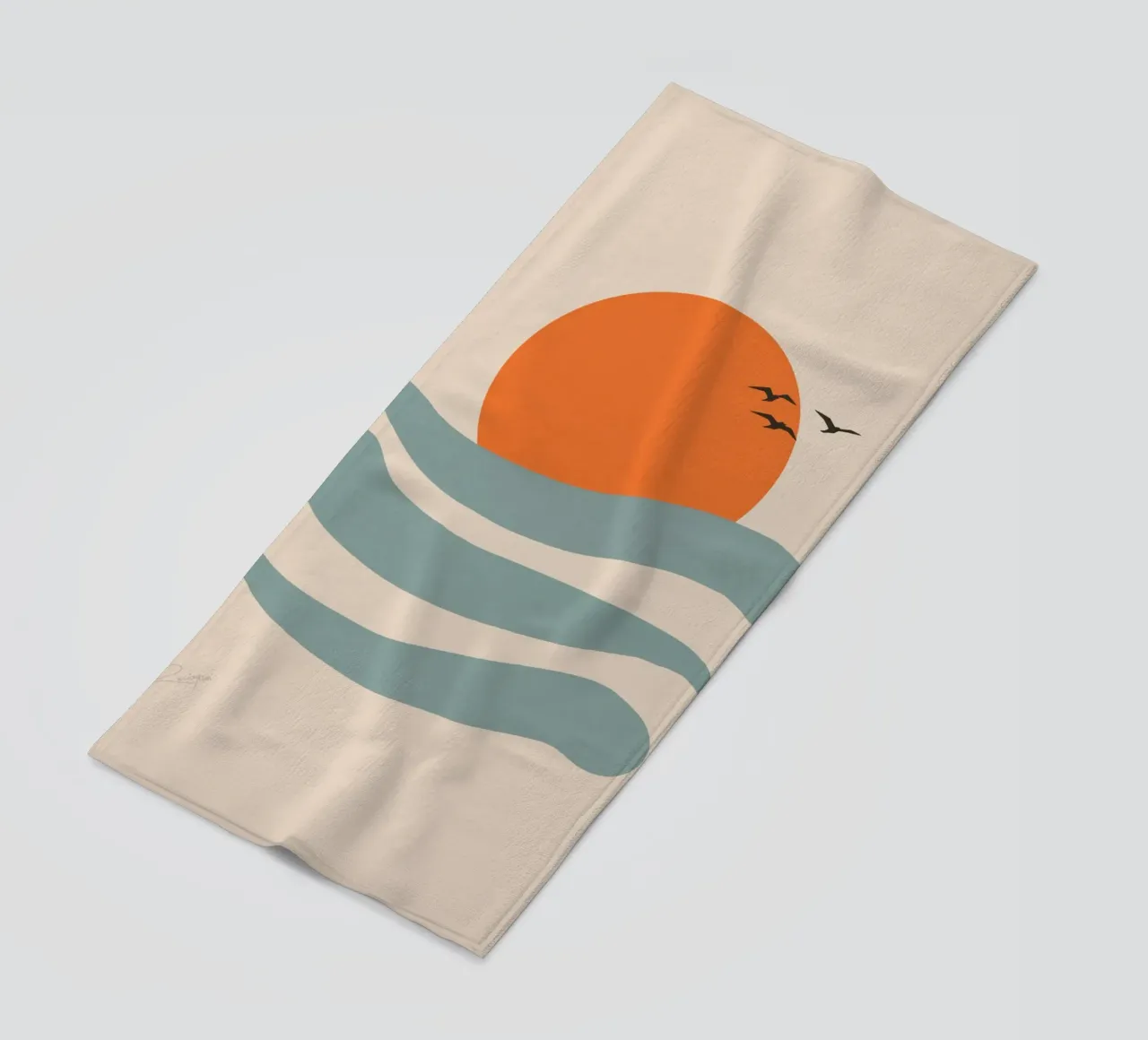 Schwimmer Strandtuch von zeriayam