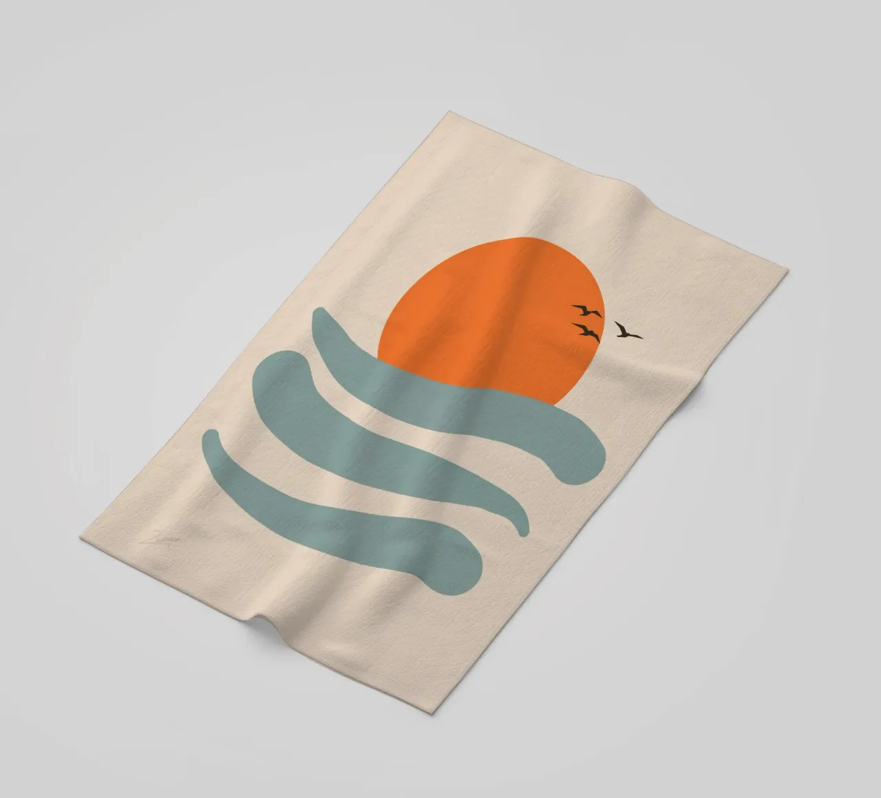 Schwimmer Strandtuch von zeriayam