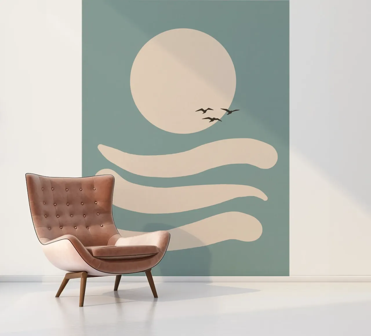 Flow fotobehang van zeriayam