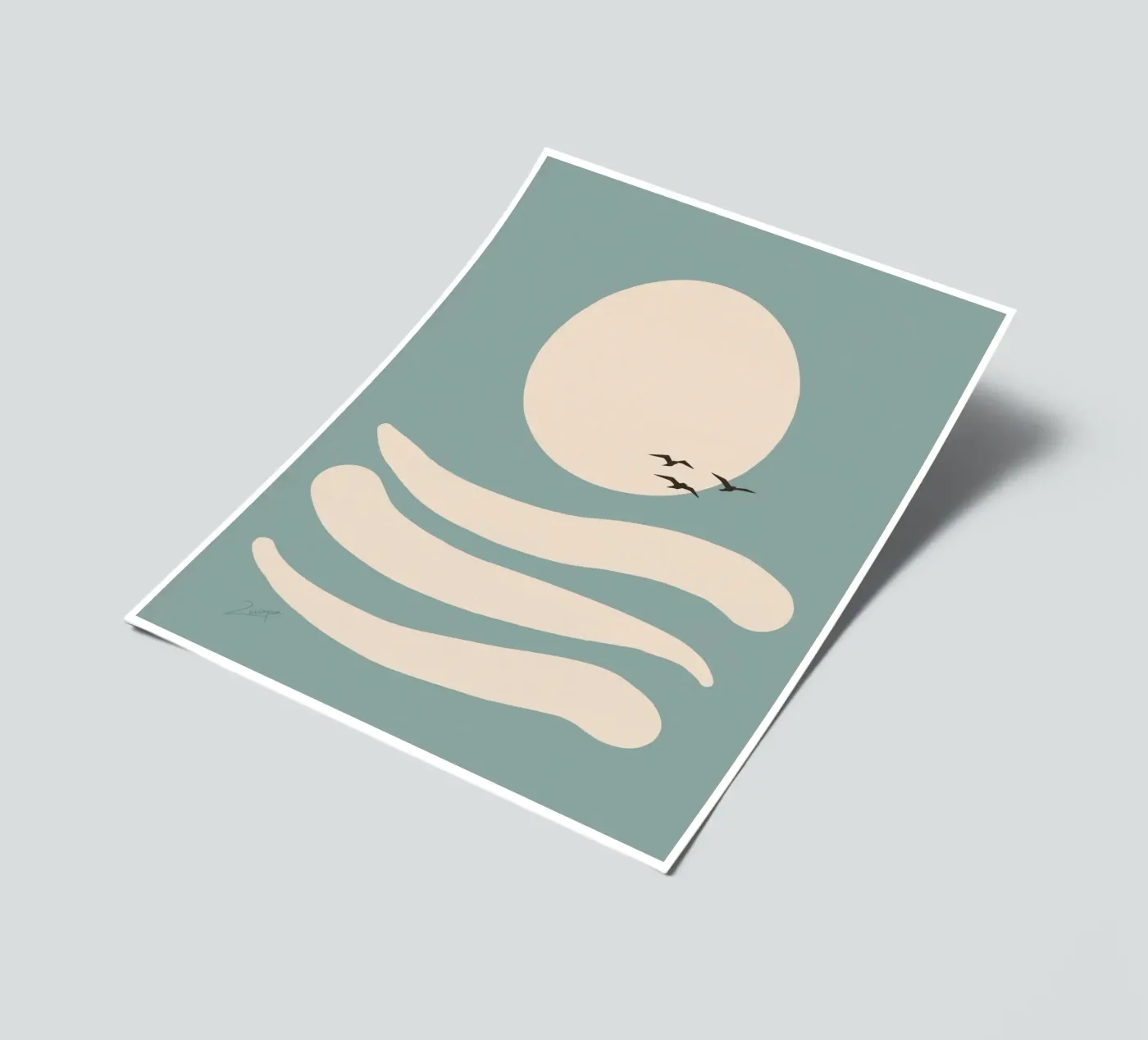 Flow stickervel van zeriayam
