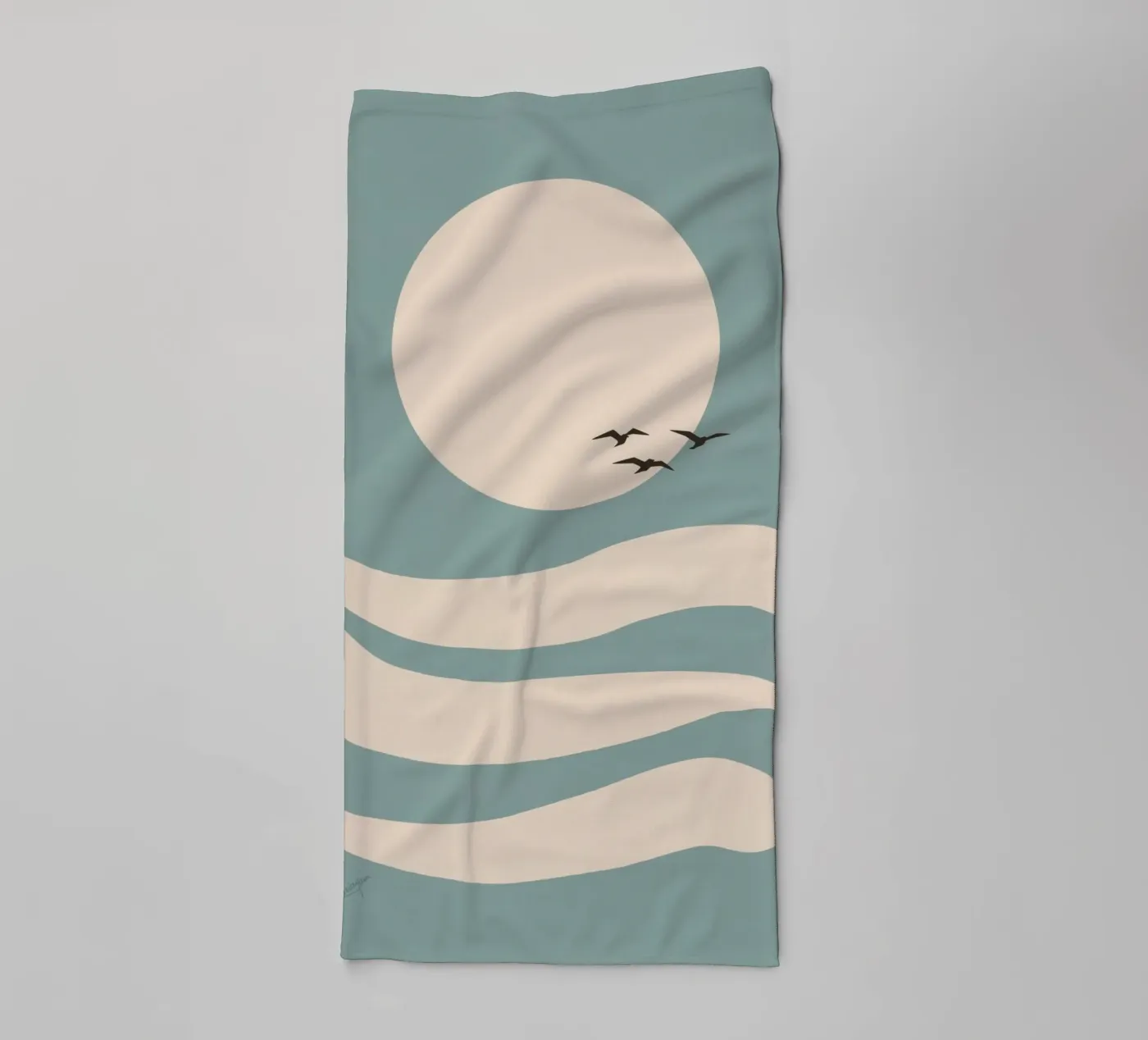 Flow towel by zeriayam
