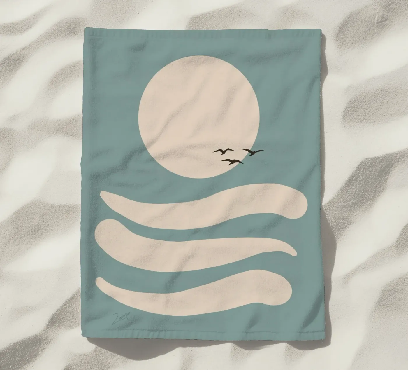 Flow strandhanddoek van zeriayam