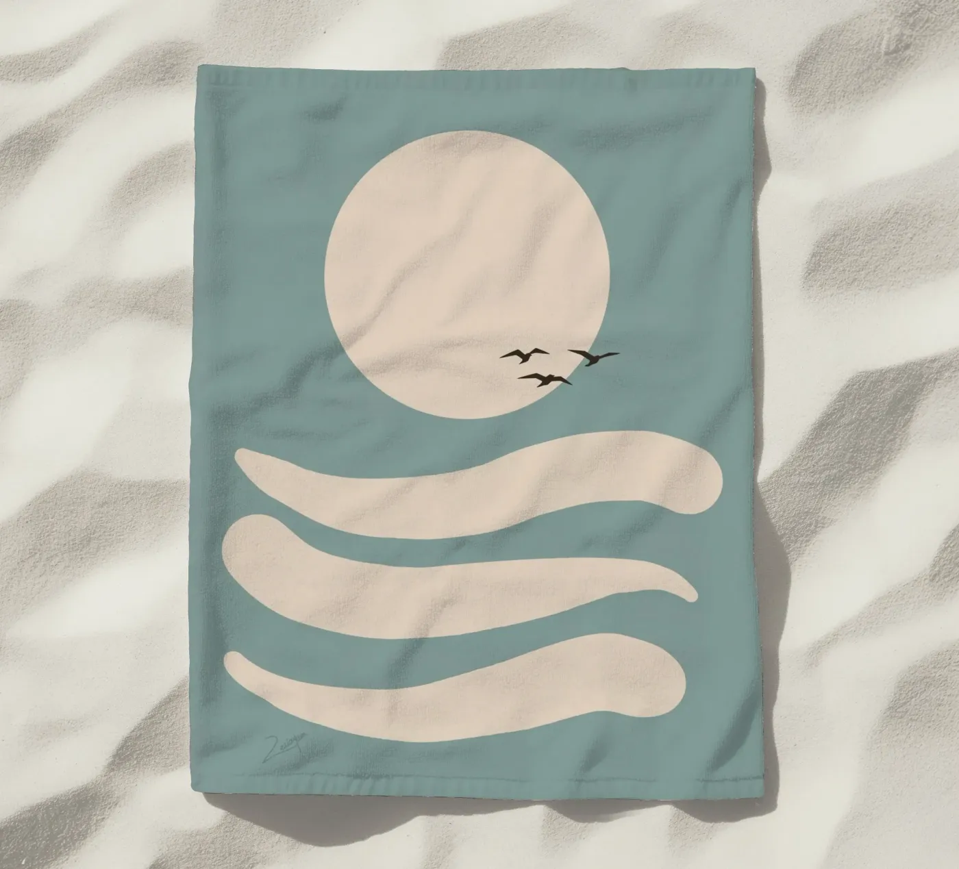 Stroom strandhanddoek van zeriayam