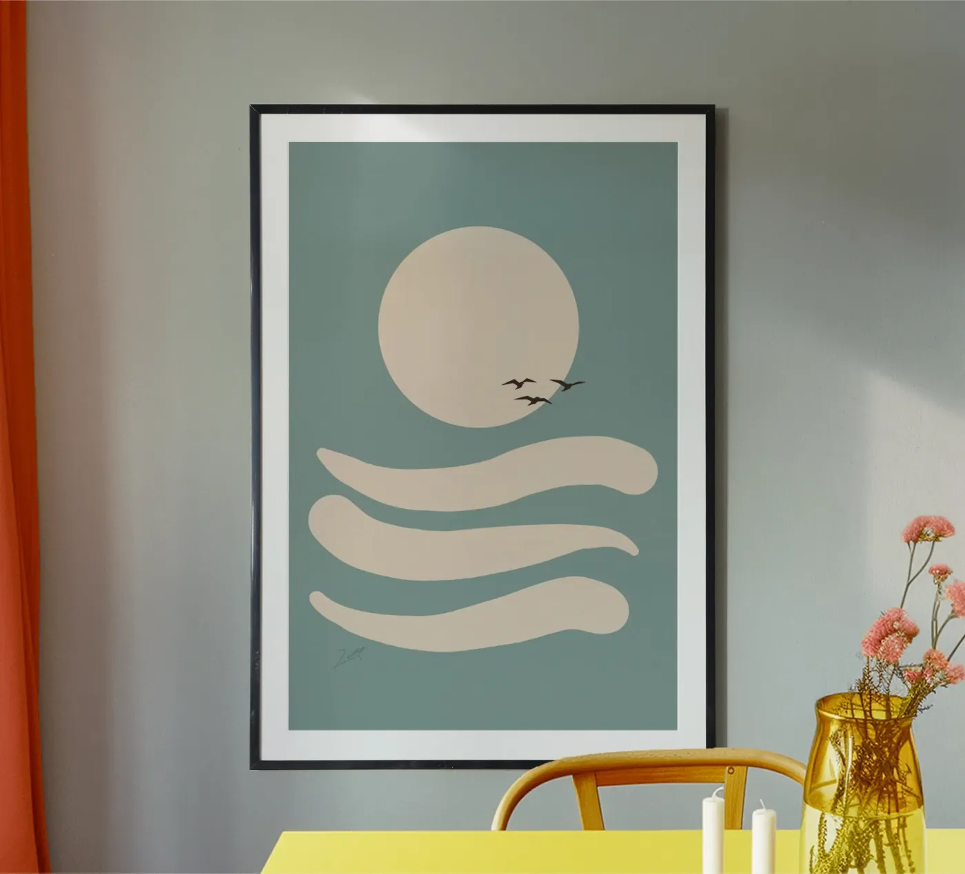 Flow Poster von zeriayam