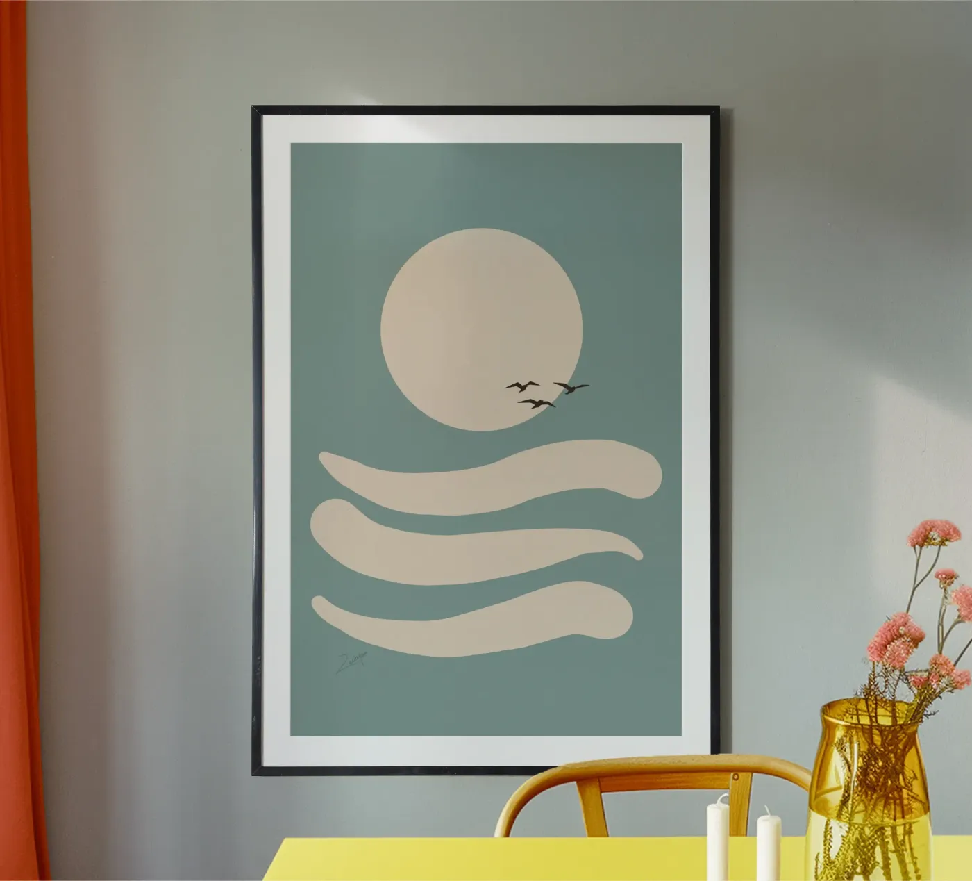 Flow Poster von zeriayam
