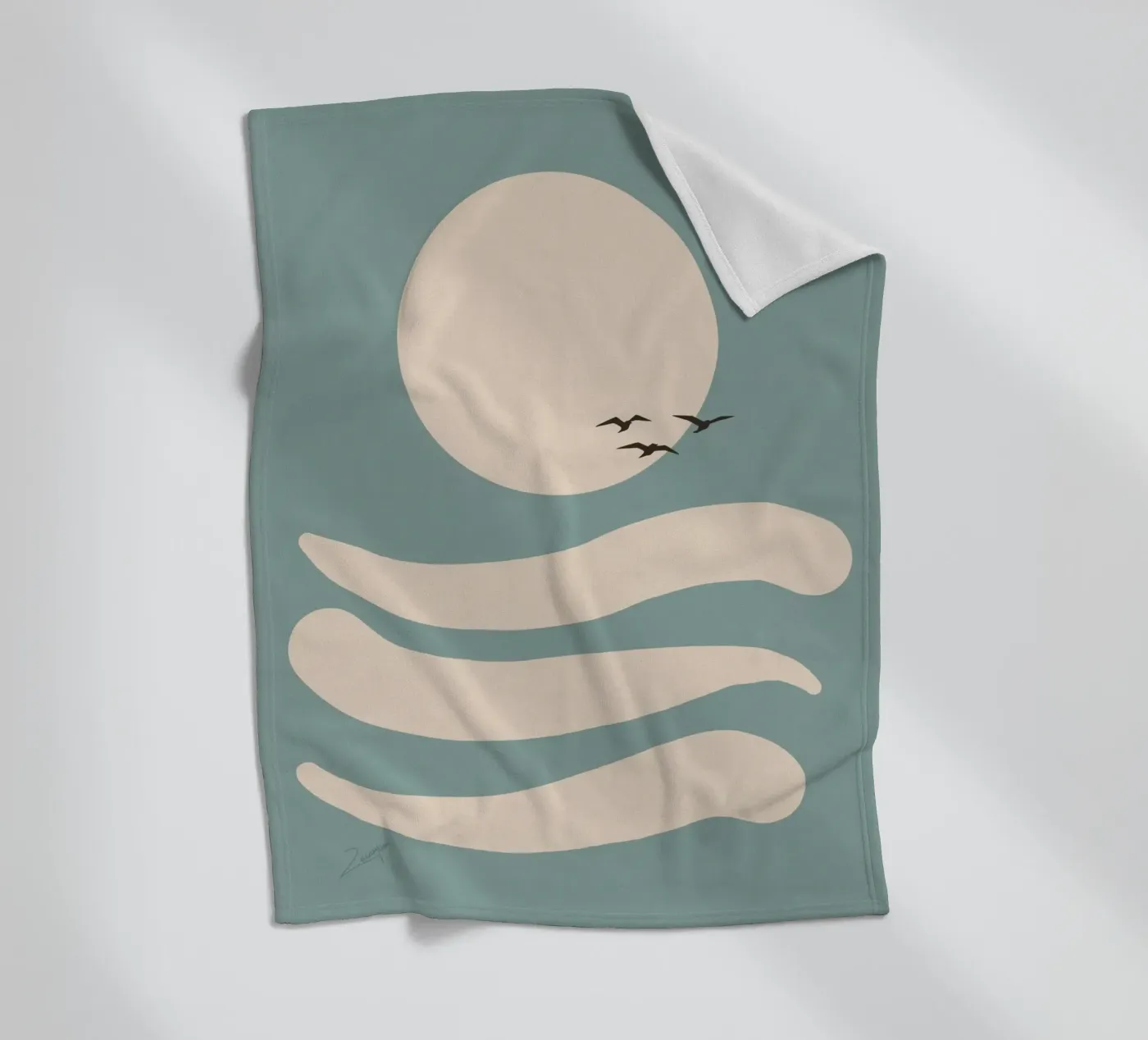 Flow fleece blanket by zeriayam