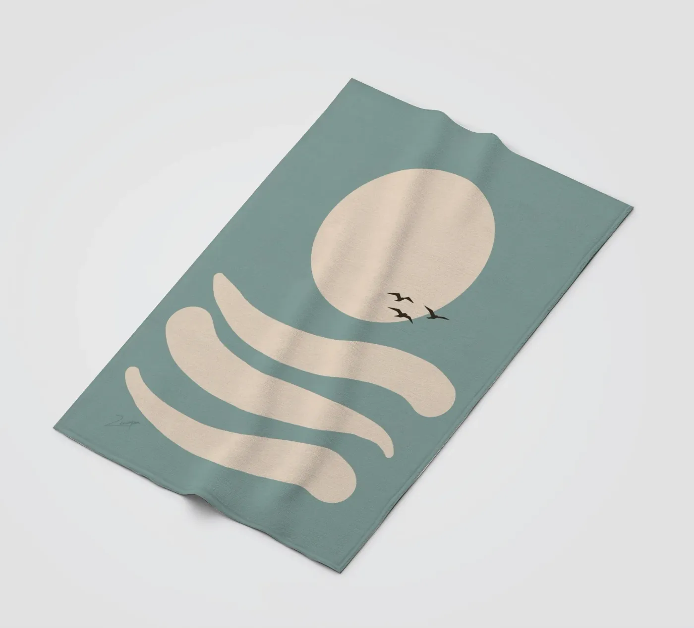 Flow fleece blanket by zeriayam