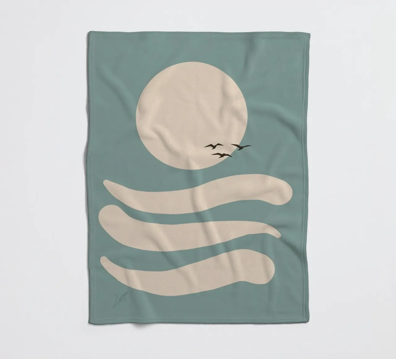 Flow fleecedeken van zeriayam