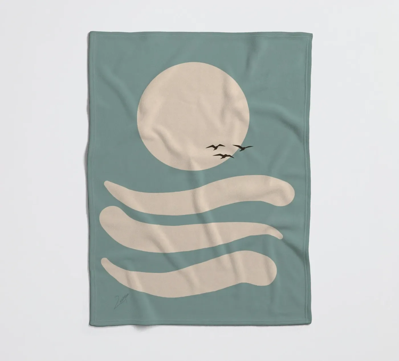 Flow fleece blanket by zeriayam