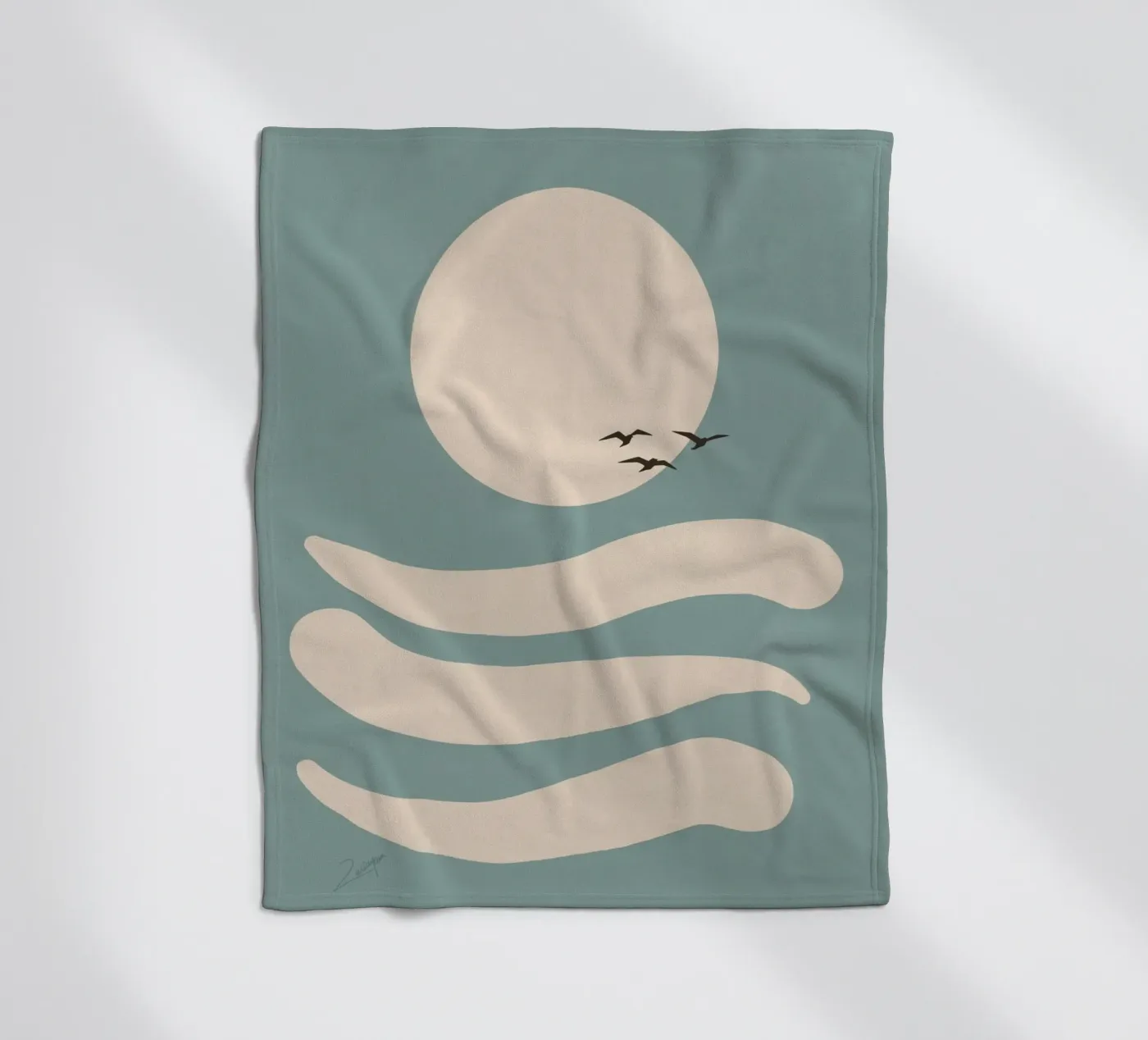 Flow fleece blanket by zeriayam