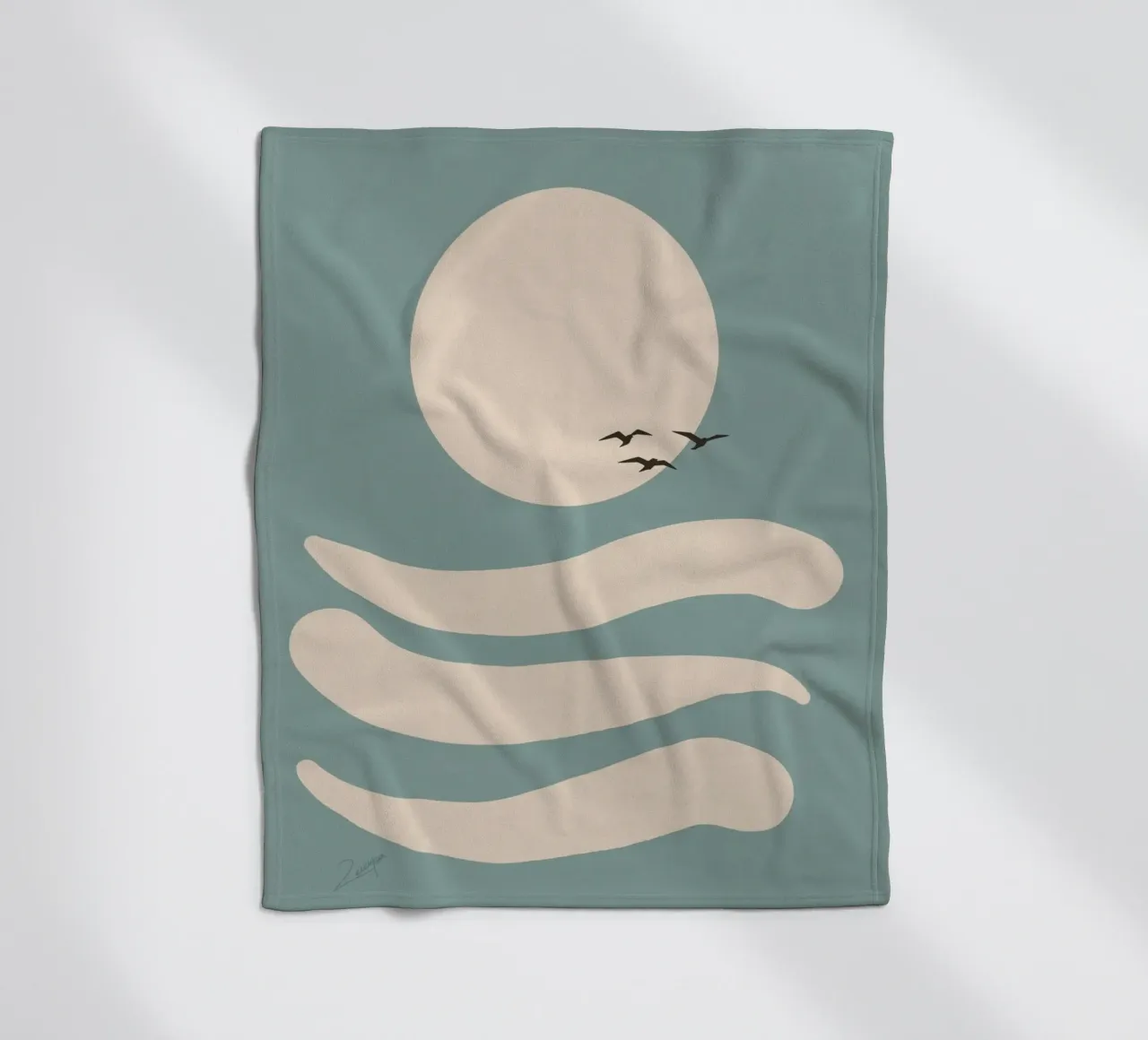 Flow fleecedeken van zeriayam