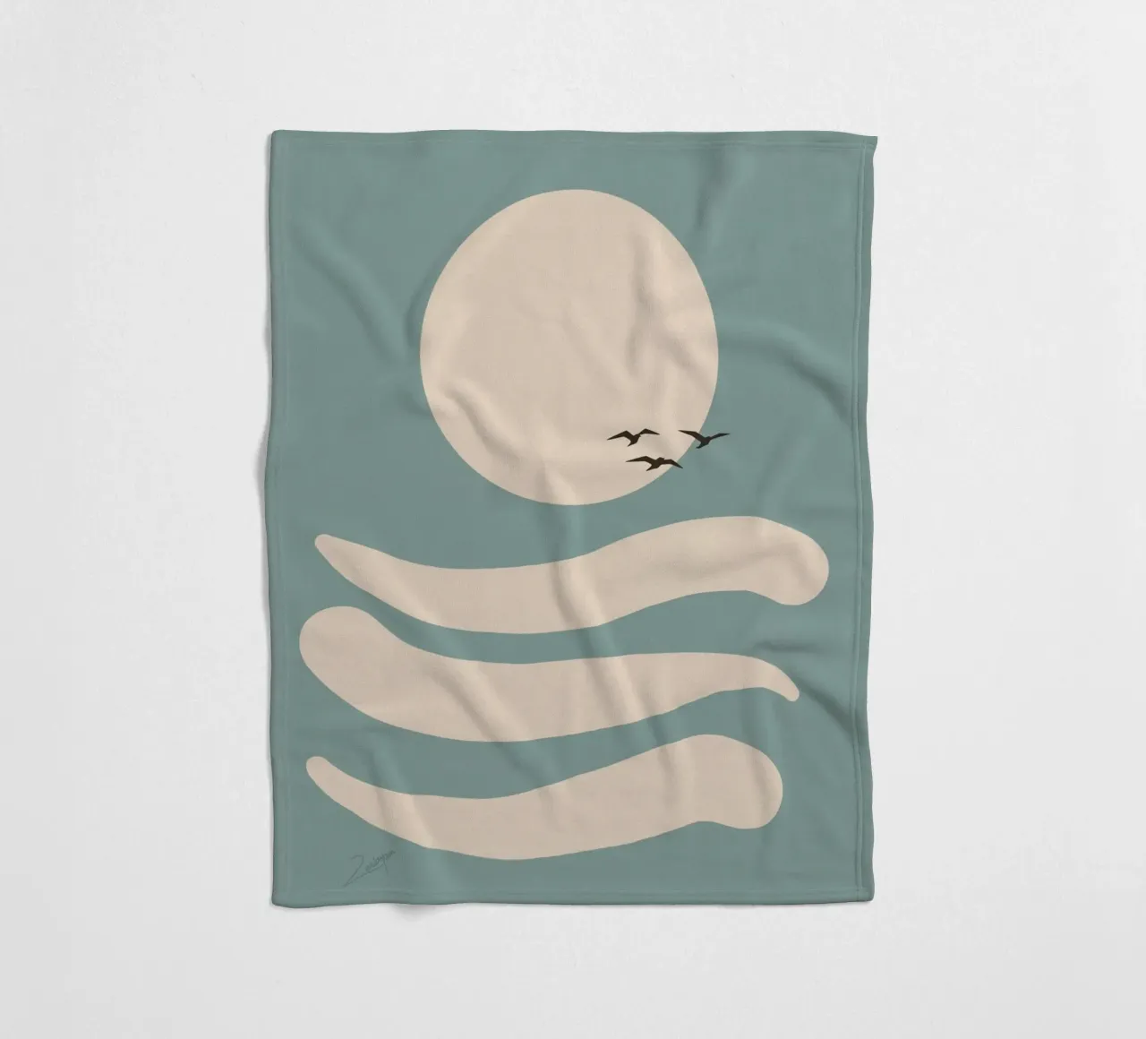 Flow fleecedeken van zeriayam