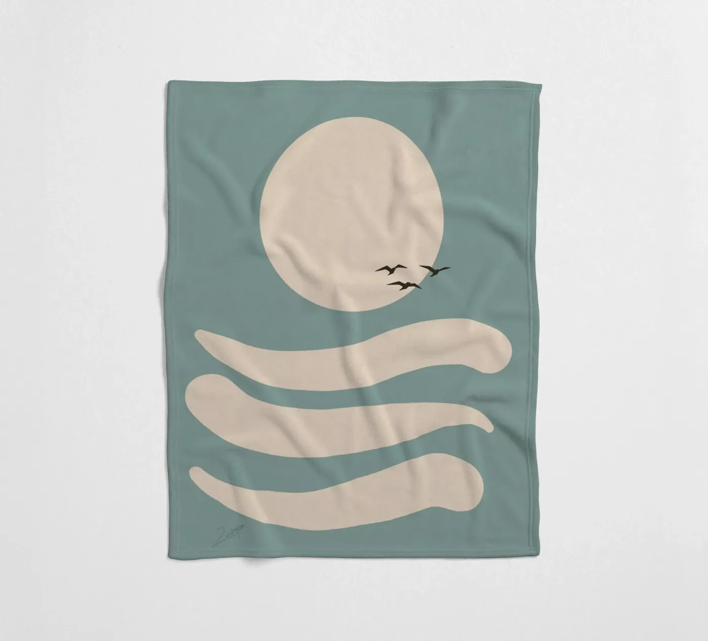 Flow fleece blanket by zeriayam