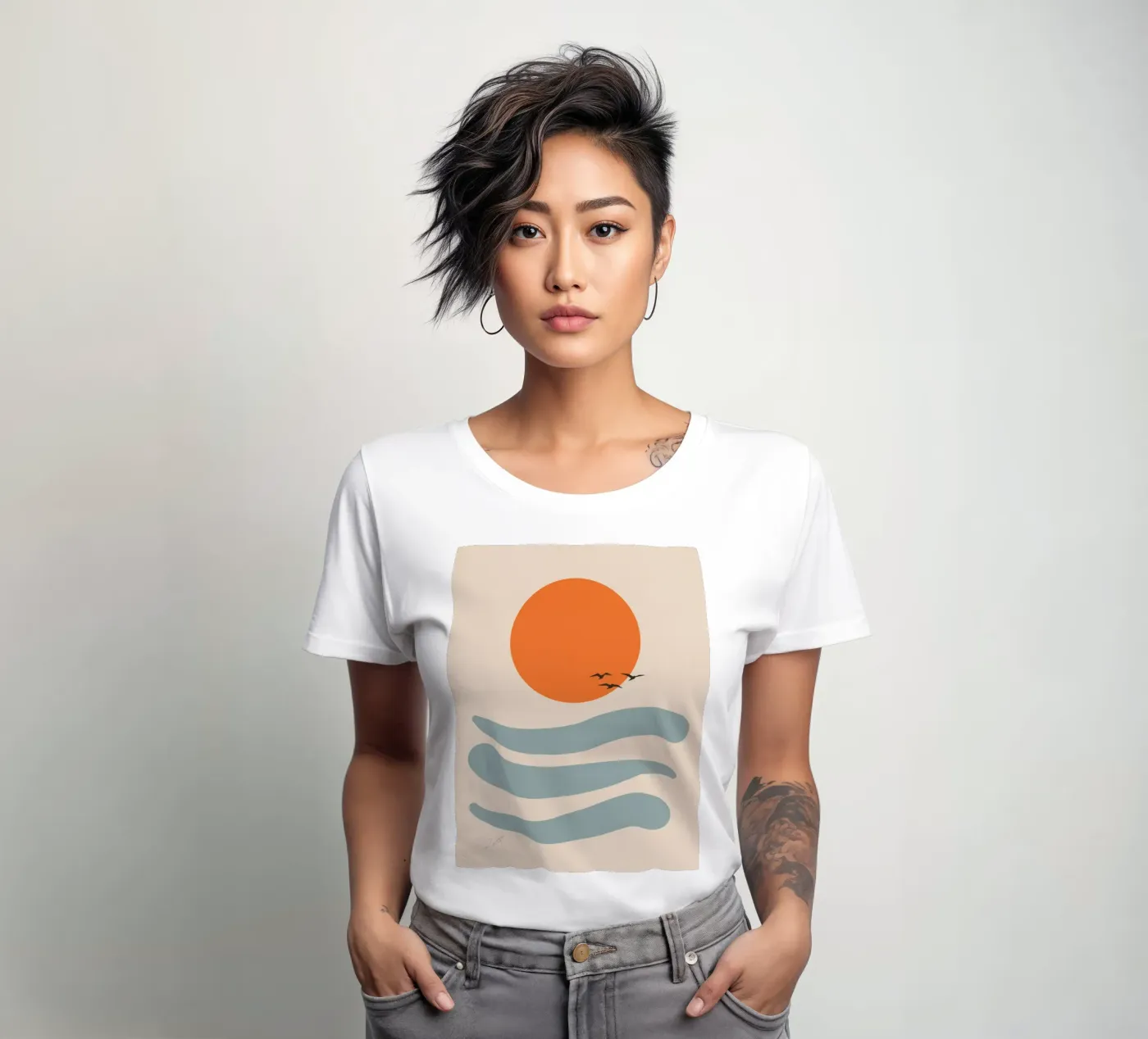 Hover t-shirt da donna da zeriayam