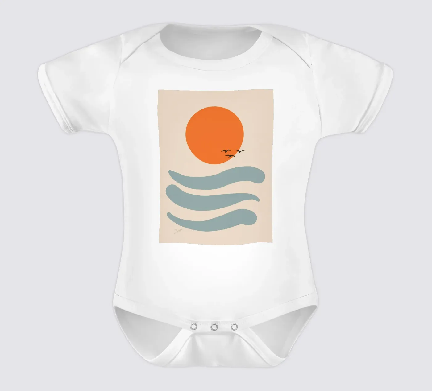 Hover Kurzarm Babybody von zeriayam