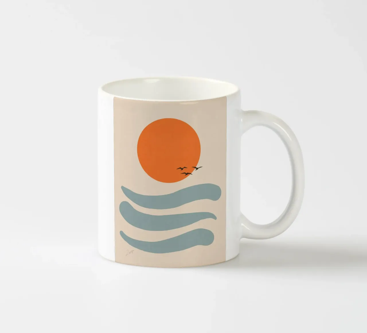 Hover ceramic mug by zeriayam