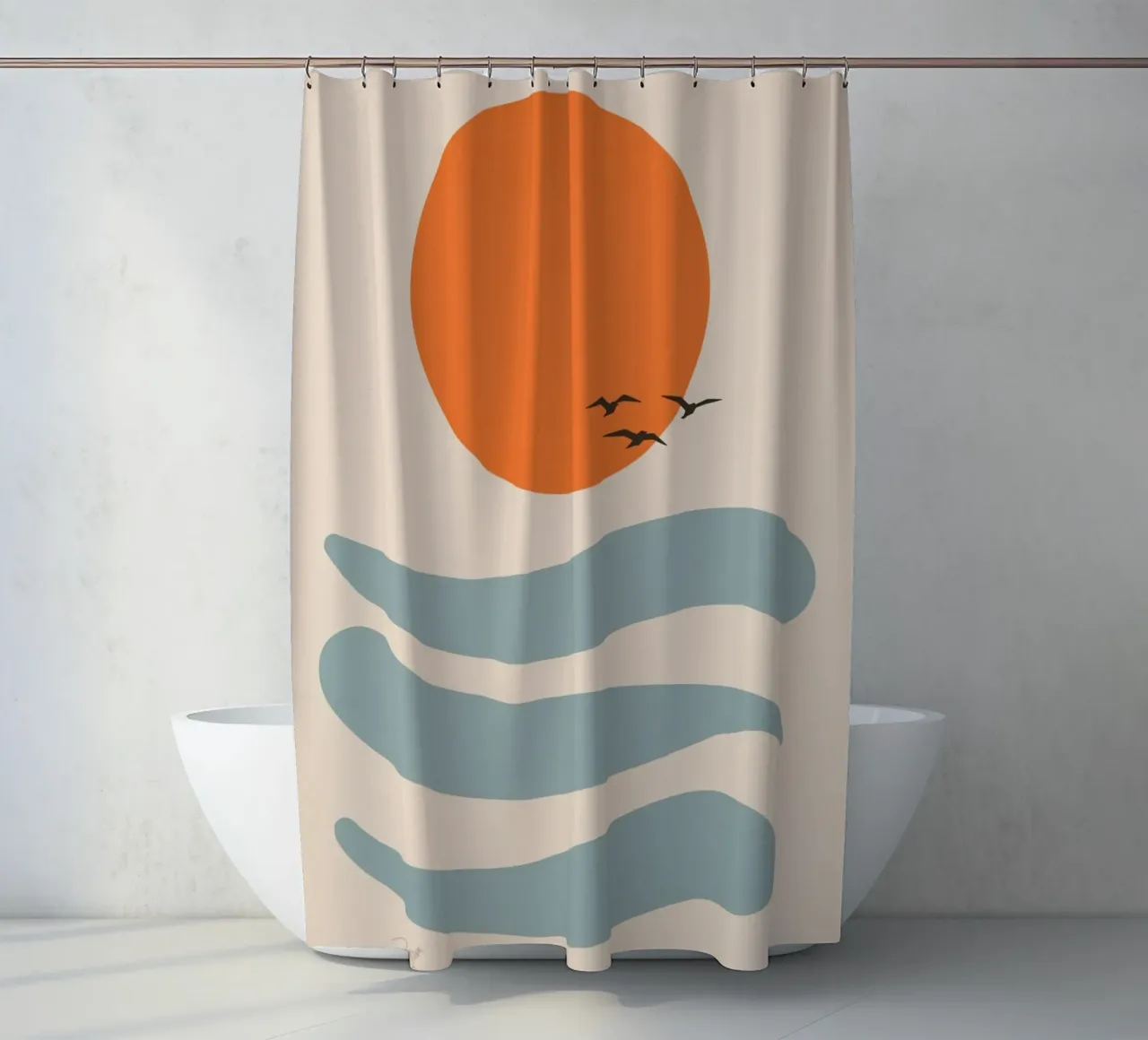 Hover douchegordijn van zeriayam