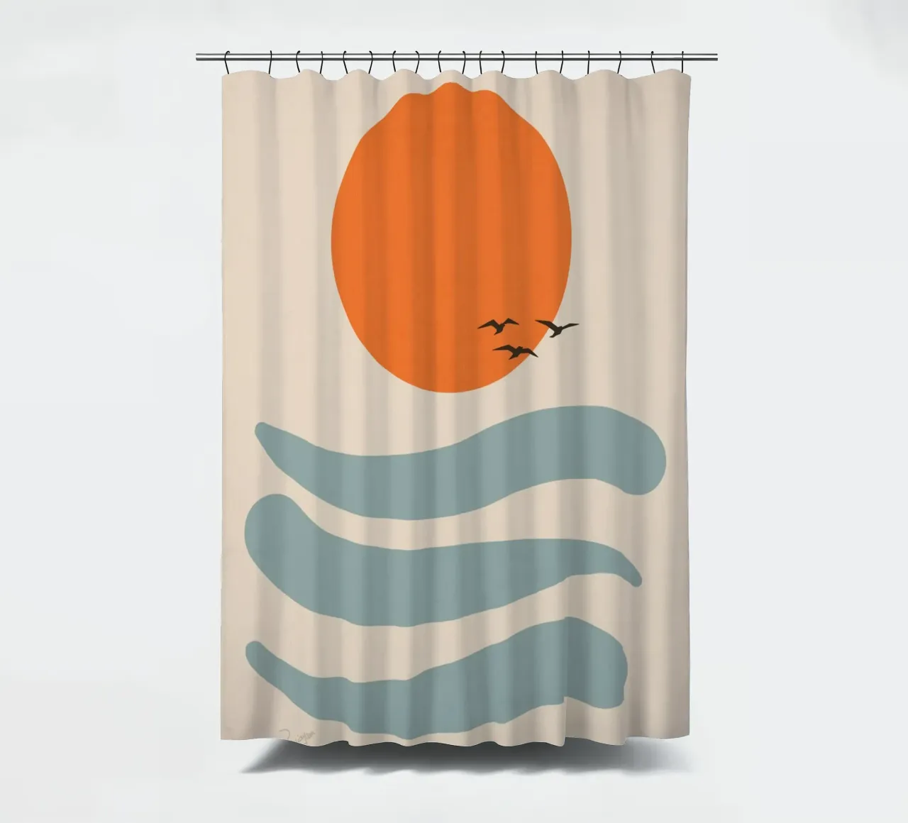 Hover douchegordijn van zeriayam