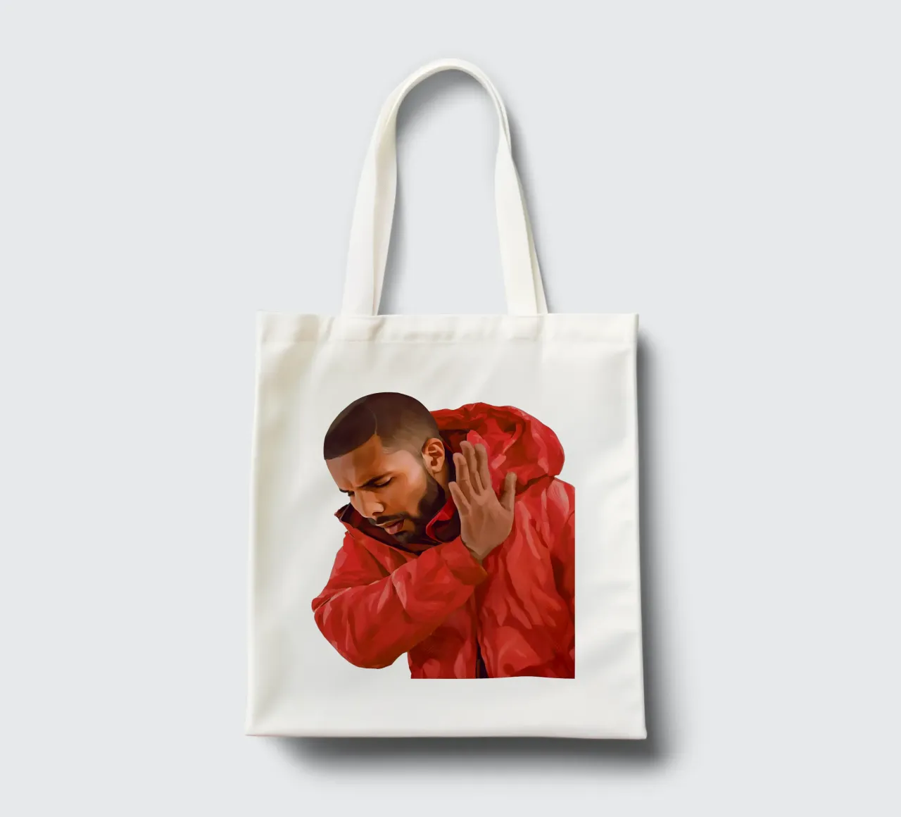 Drake Meme No borsa in juta da Lootprint