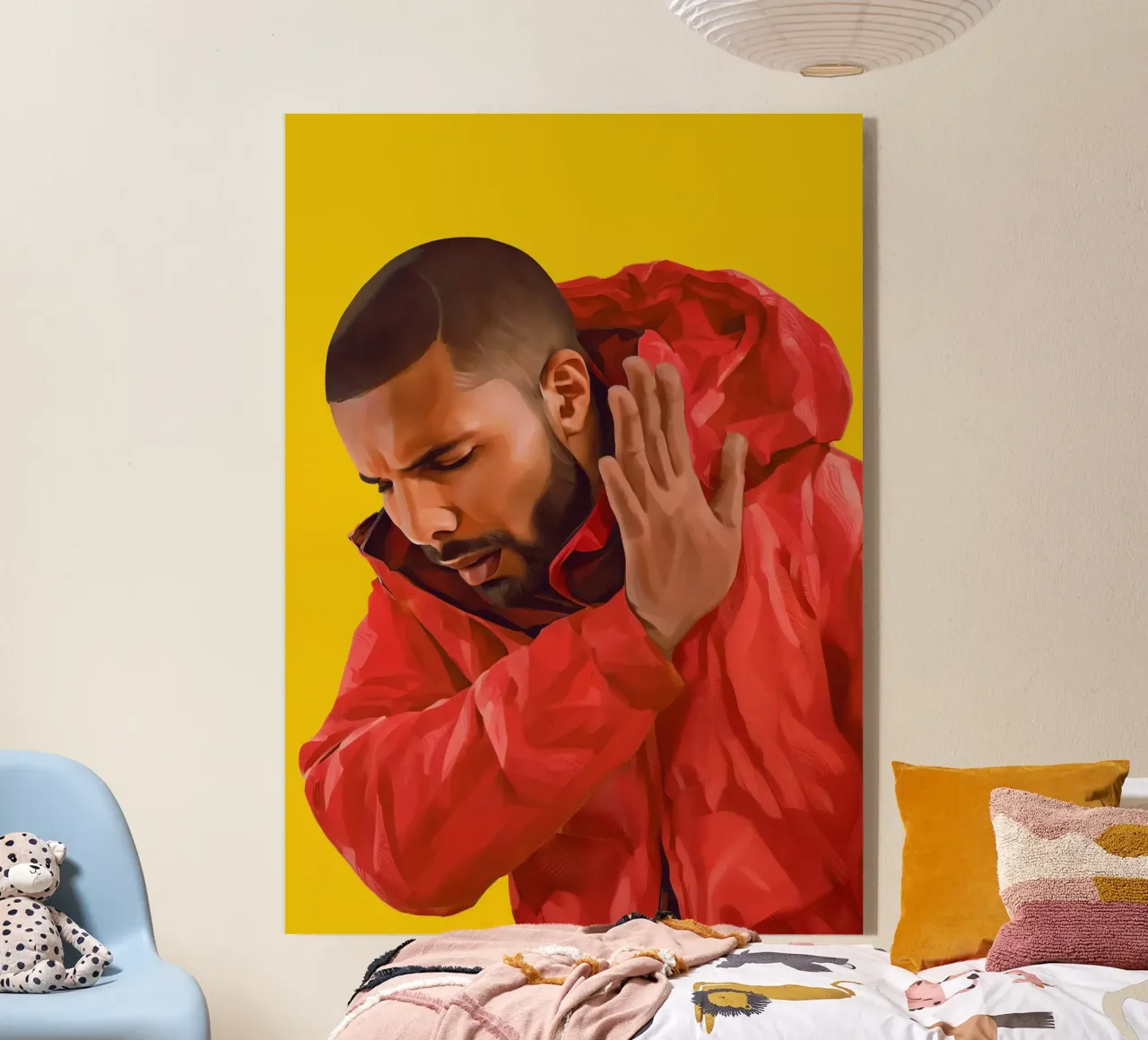 Drake Meme No metacrilato de Lootprint