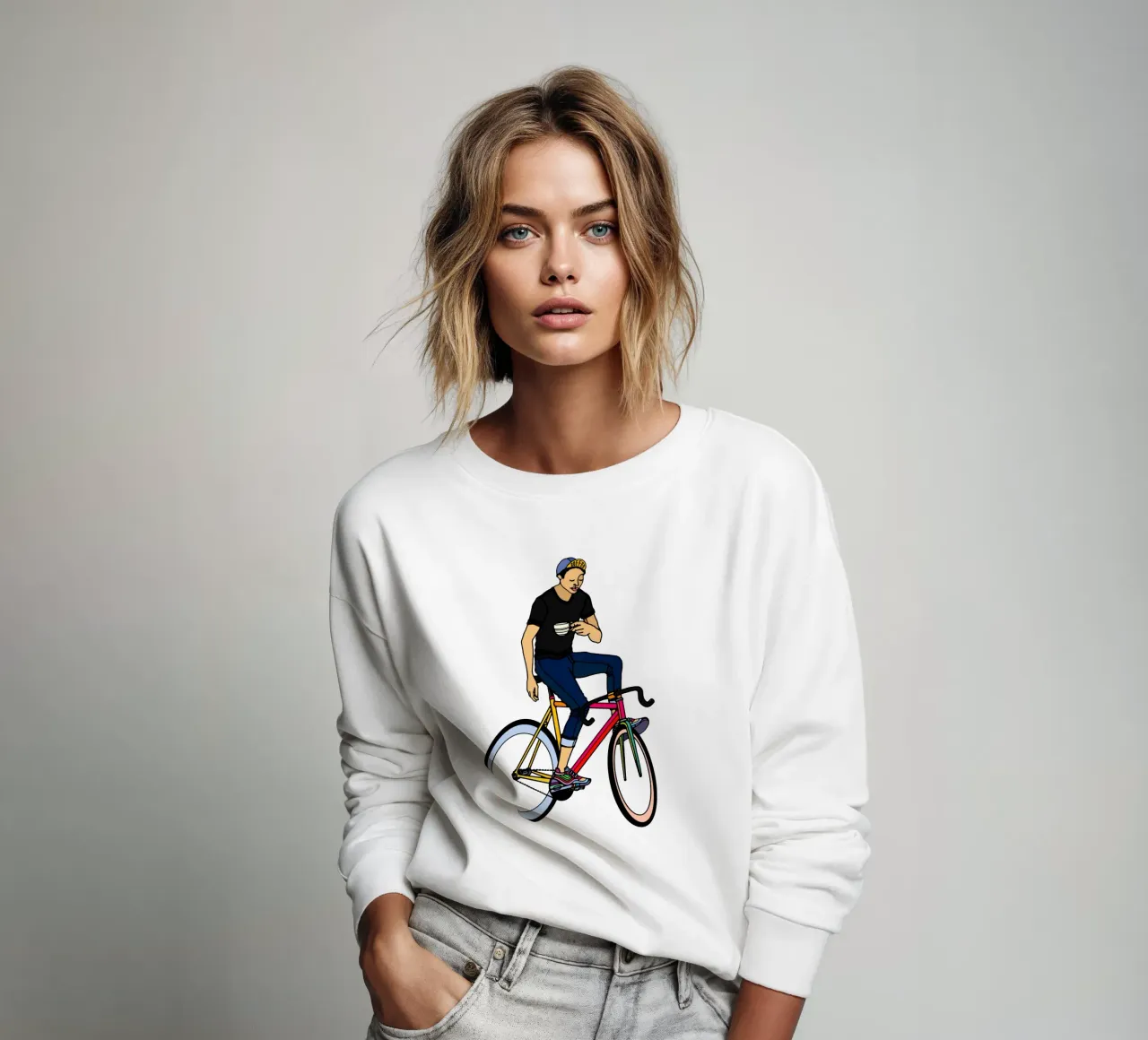 Koffiepauze sweatshirt van The Cyclist