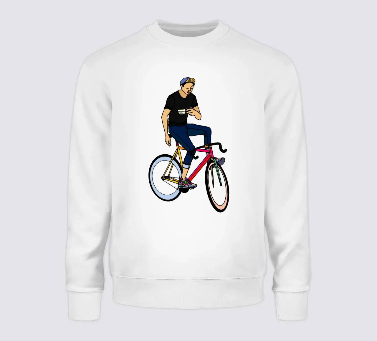 Koffiepauze sweatshirt van The Cyclist