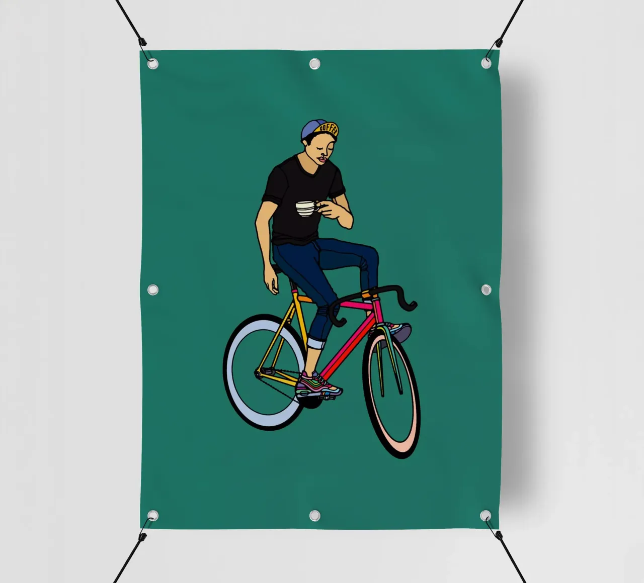 Pausa caffè telo in pvc da The Cyclist