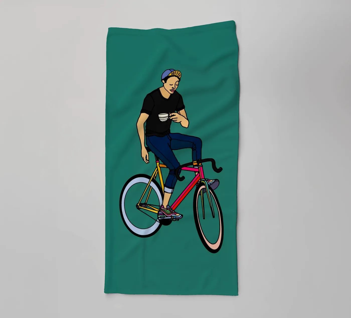 Kaffeepause Handtuch von The Cyclist