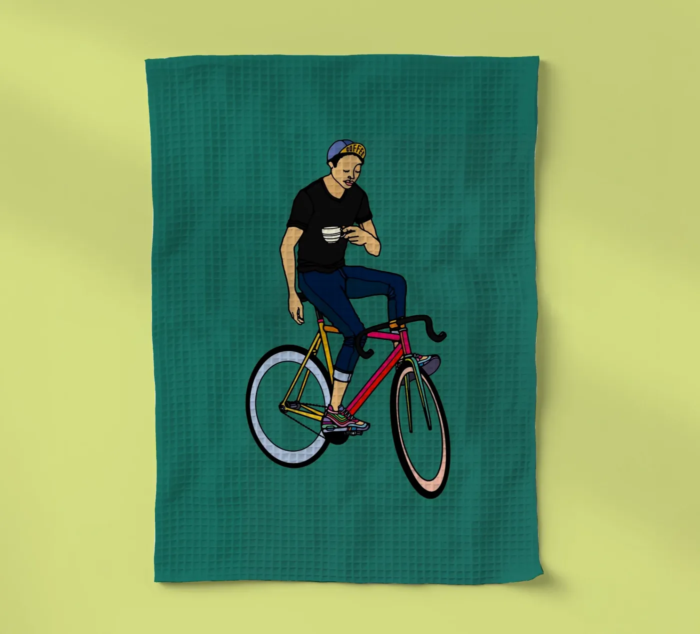 Coffee break Geschirrtuch von The Cyclist