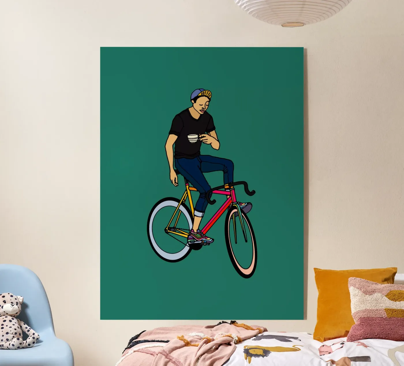 Coffee break Acryl-Glas von The Cyclist