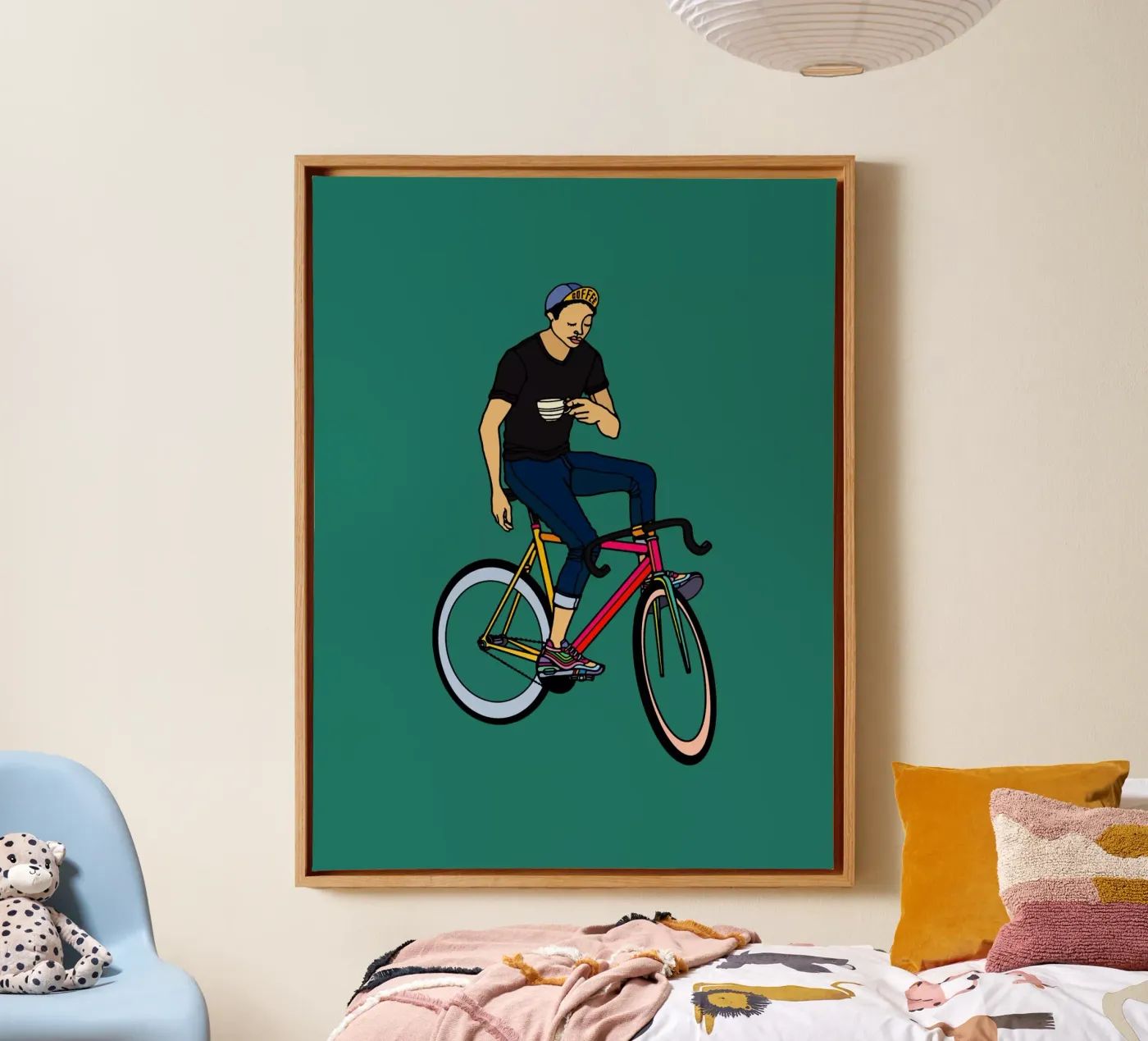 Pausa caffè tela da The Cyclist