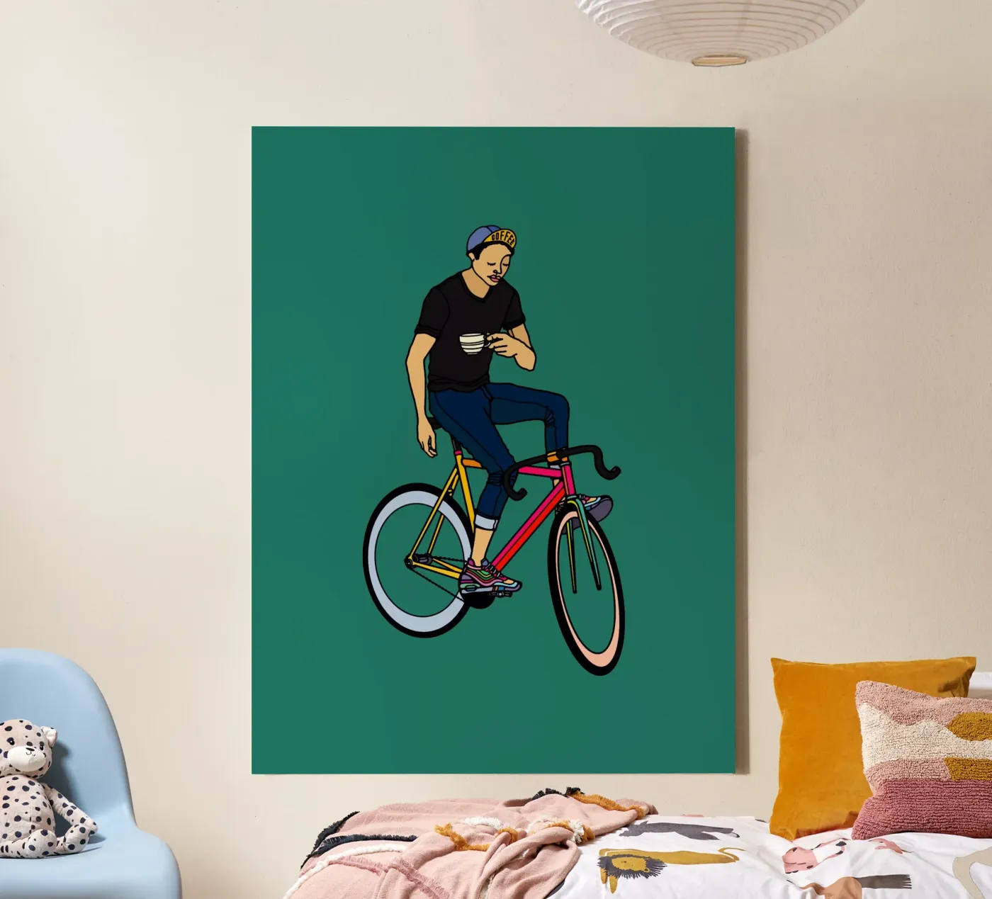 Pausa caffè tela da The Cyclist