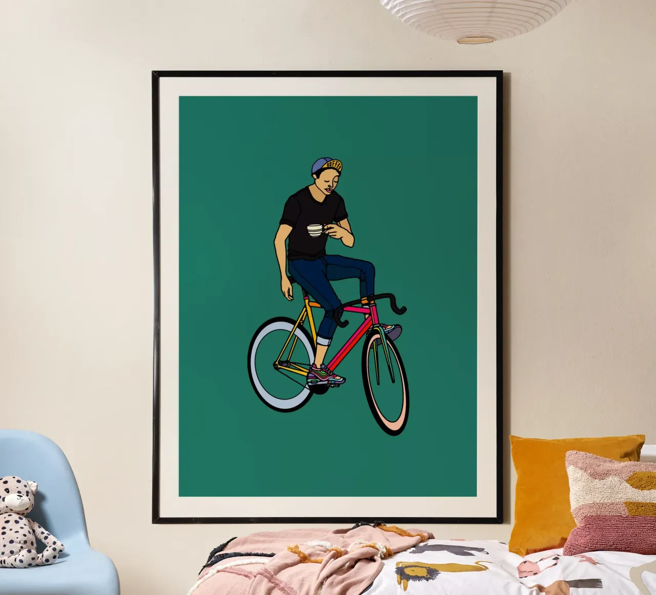 Pause café poster de The Cyclist