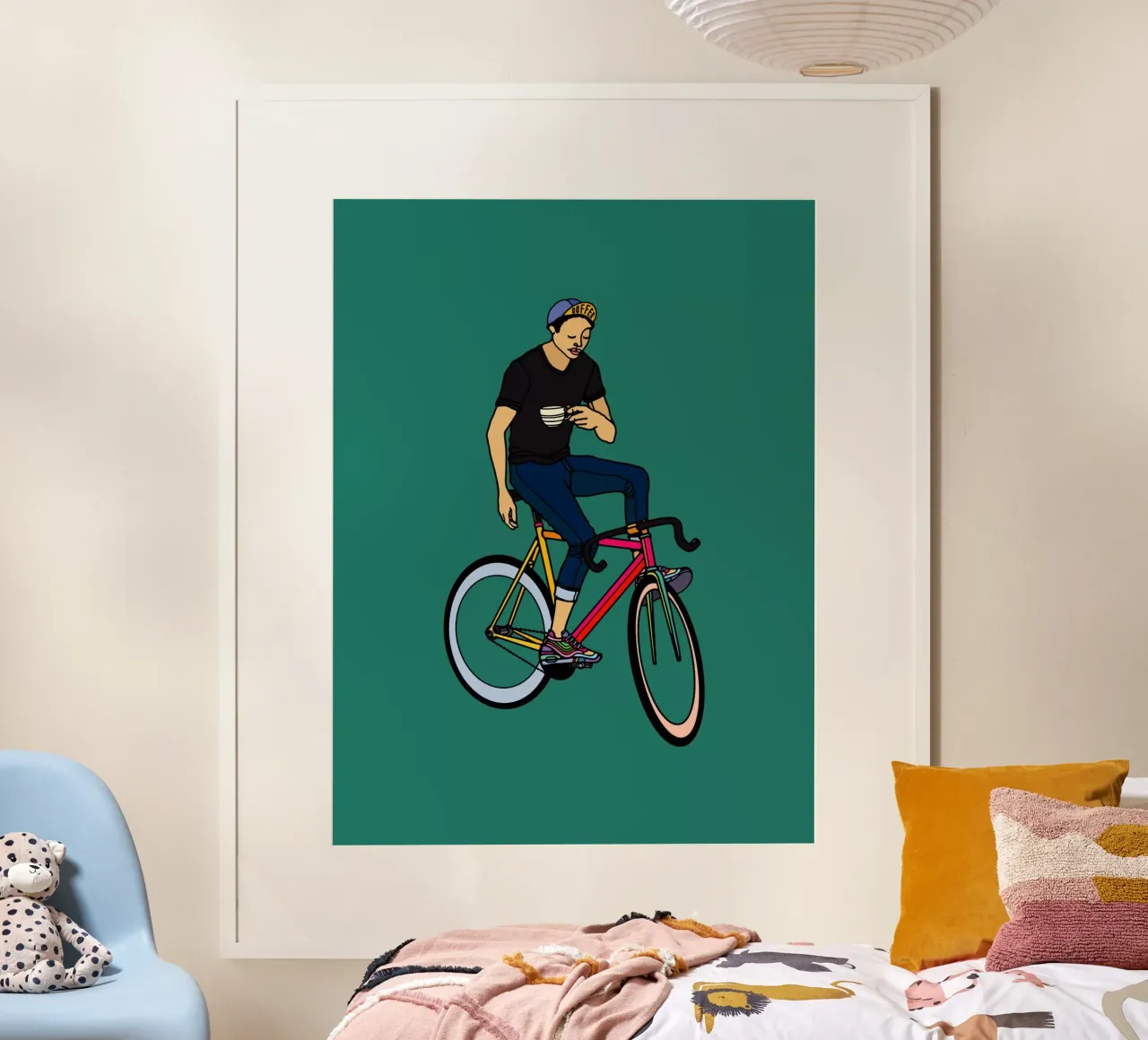 Pause café poster de The Cyclist