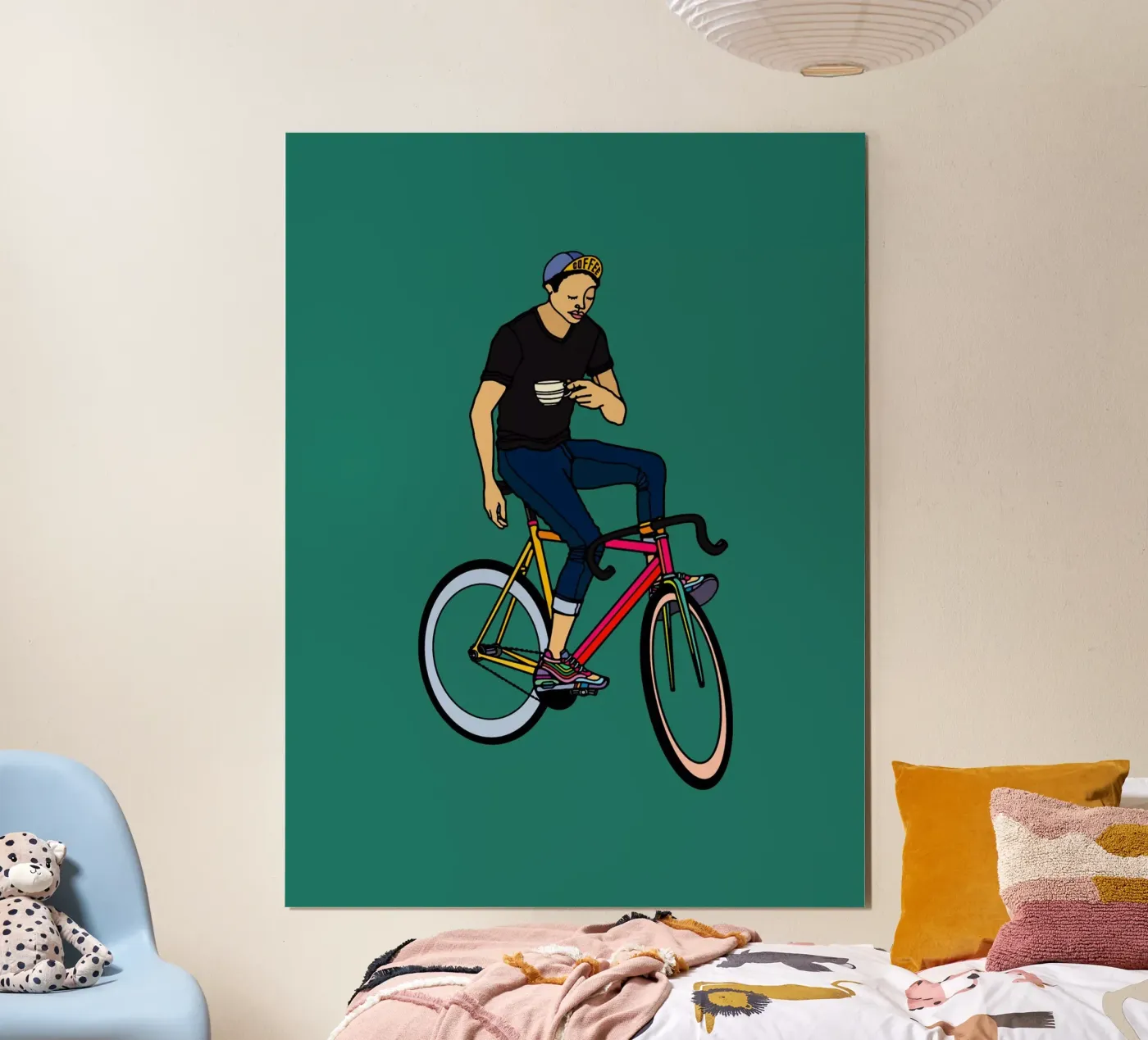 Coffee break Poster von The Cyclist