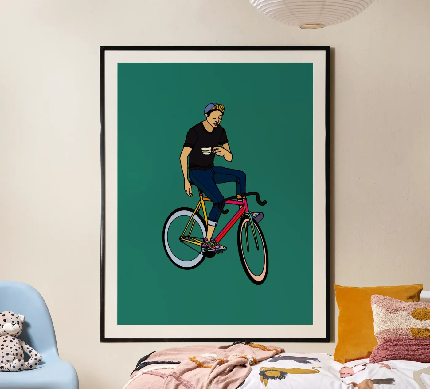 Coffee break Poster von The Cyclist