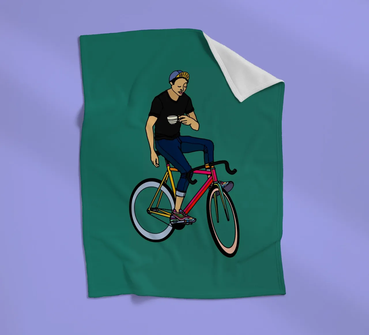 Kaffeepause Fleecedecke von The Cyclist