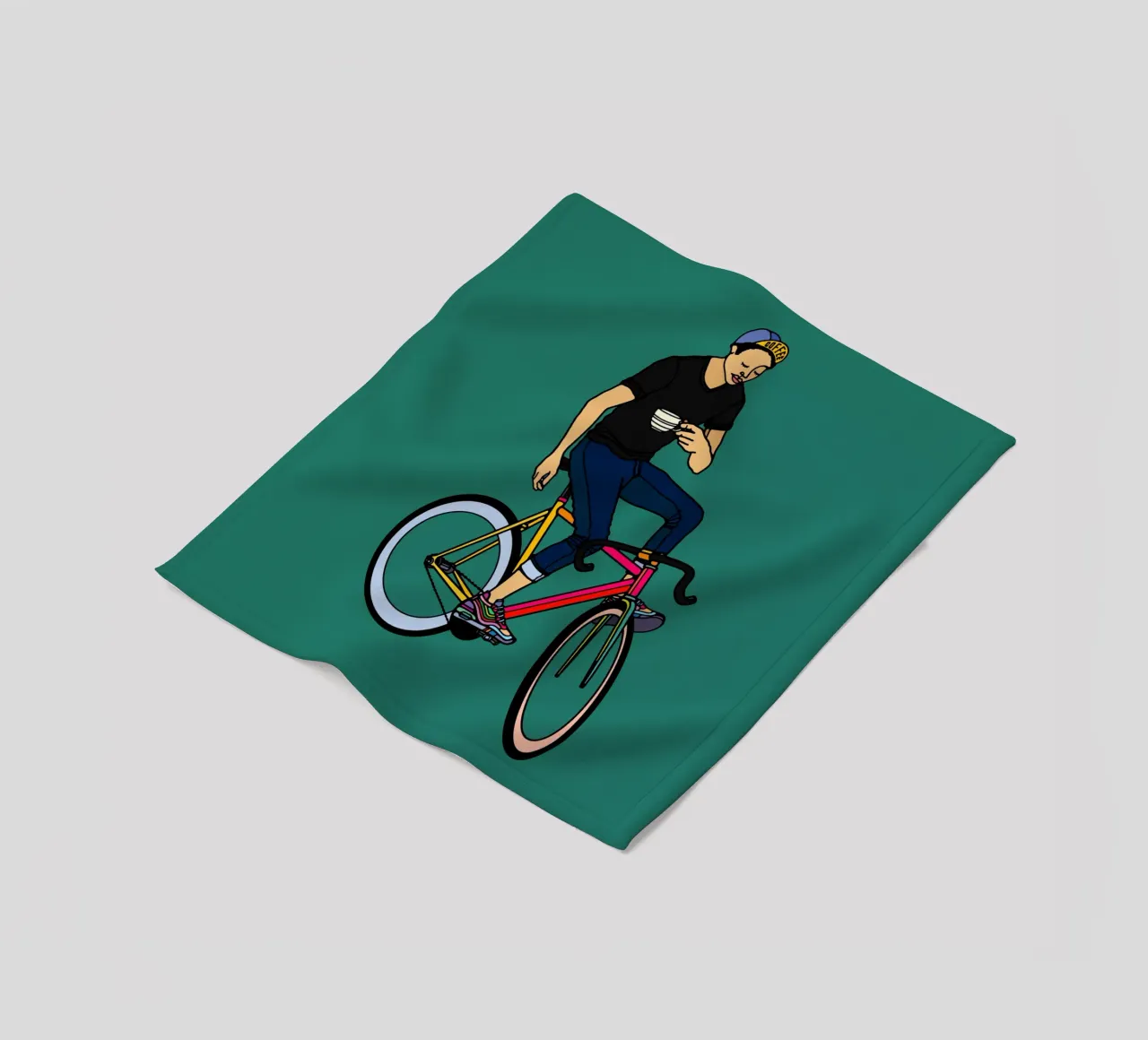 Kaffeepause Fleecedecke von The Cyclist