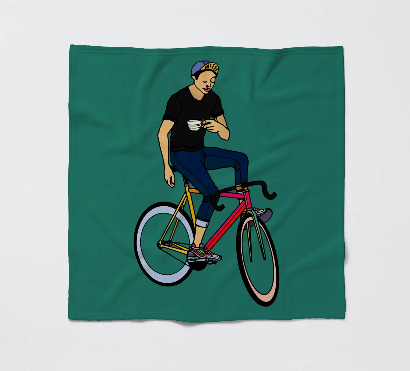 Kaffeepause Fleecedecke von The Cyclist
