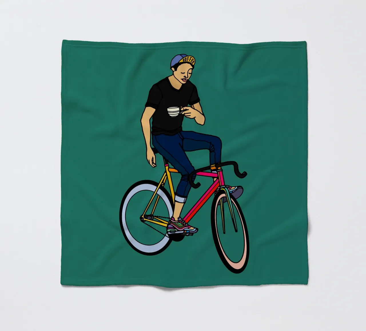 Kaffeepause Fleecedecke von The Cyclist