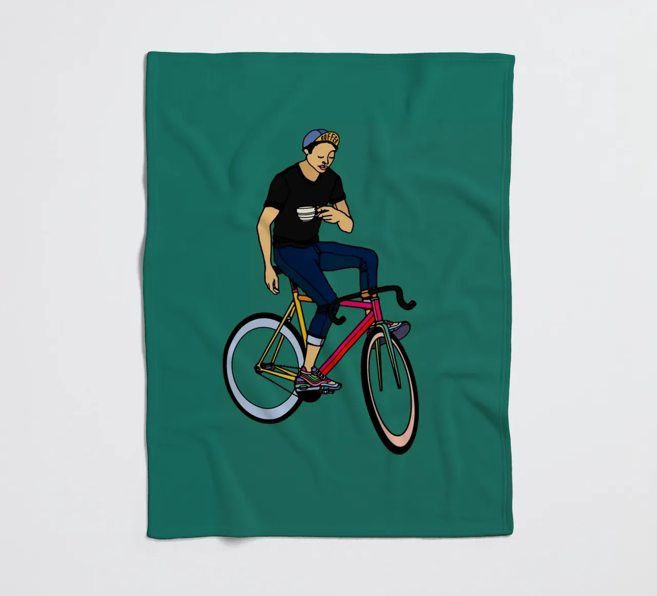 Kaffeepause Fleecedecke von The Cyclist